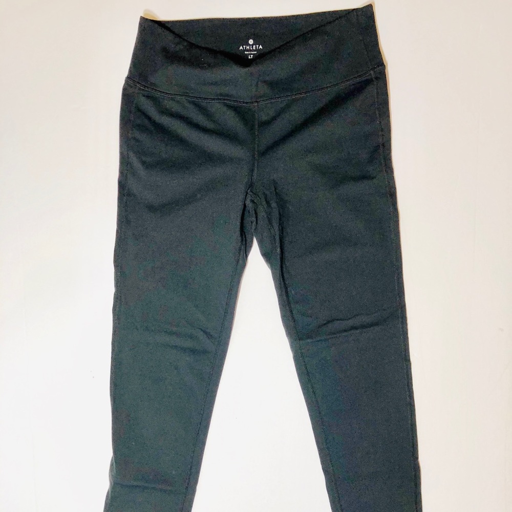 Athleta women’s Black Yoga Pants leggings Size LT